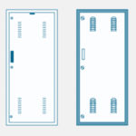 Electrical Shaft Resistant Door
